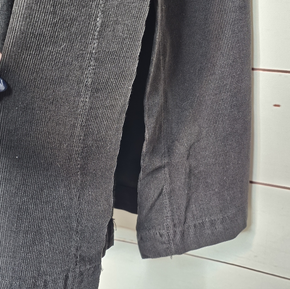 XCVI Wearables Gray Corduroy Belted Midi Coat - Picture 5 of 12